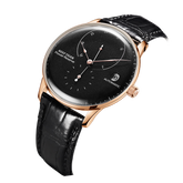 42mm Black Dial Rose Gold RGA82B0-2 Automatic Mechanial Wristwatches For Men - REEF TIGER Waterpoorf Vintage Watch